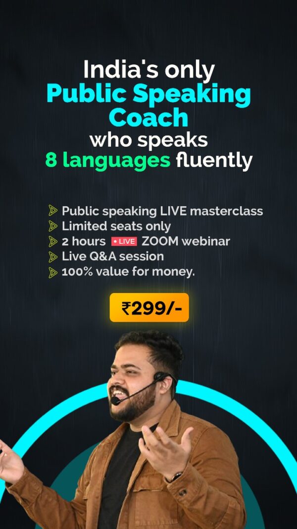 Public speaking webinar